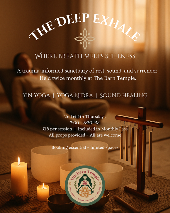 The Deep Exhale | Yin, Nidra & Sound Healing Class