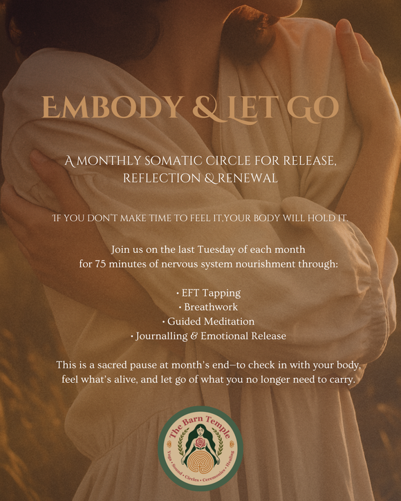 Embody & Let Go | A somatic circle offering EFT, Breathwork & journaling